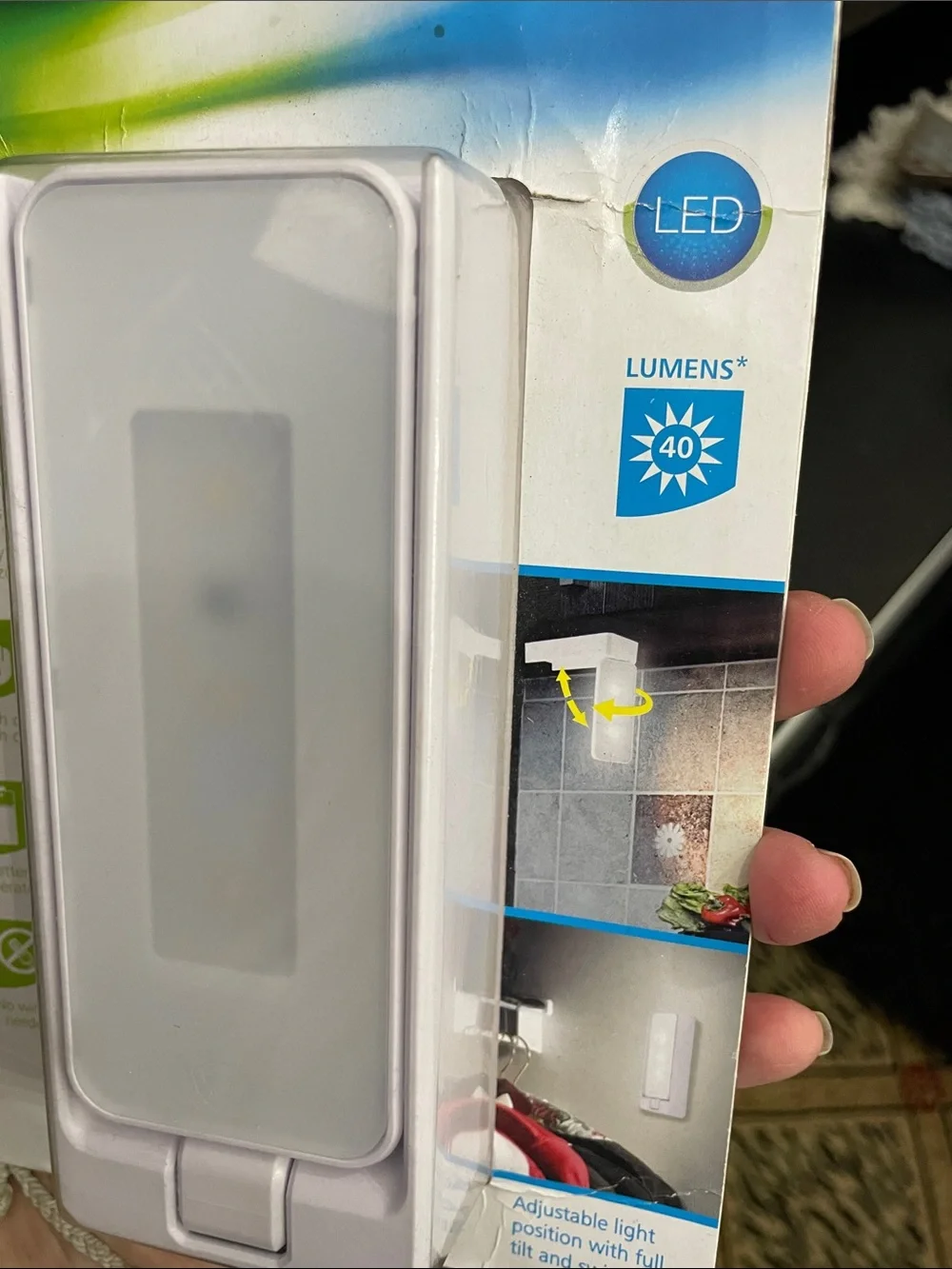 Energizer White LED Swivel Touch-Activated Task Light